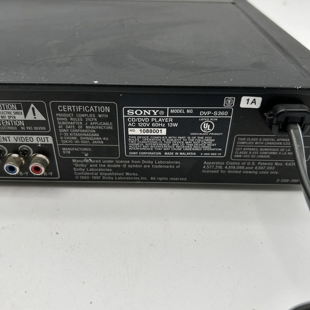 Sony dvp s360